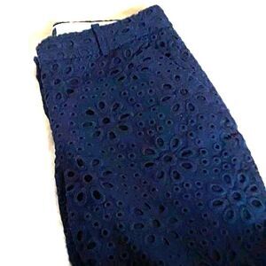 J CREW Eyelet Capri Pants